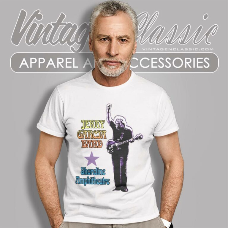 Jerry Garcia Shoreline Amphitheater T Shirt Jerry Garcia Shoreline Amphitheater T Shirt