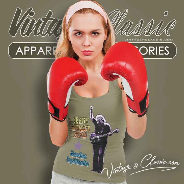 Jerry Garcia Shoreline Amphitheater Tank Top Racerback Jerry Garcia Shoreline Amphitheater Tank Top Racerback