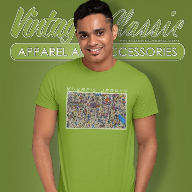 Jerry Garcia Wheres Jerry Spoof T Shirt Jerry Garcia Wheres Jerry Spoof T Shirt