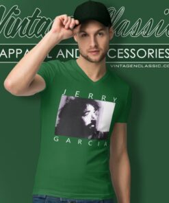 Jerry Garcia 1993 Tour Shirt 5 Jerry Garcia 1993 Tour V Neck TShirt