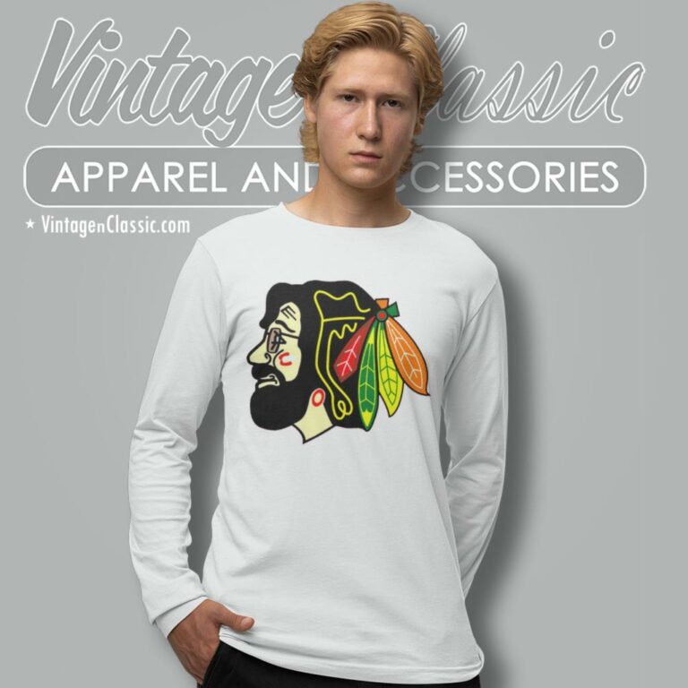 Jerry Garcia Blackhawks Long Sleeve Tee Jerry Garcia Blackhawks Long Sleeve Tee