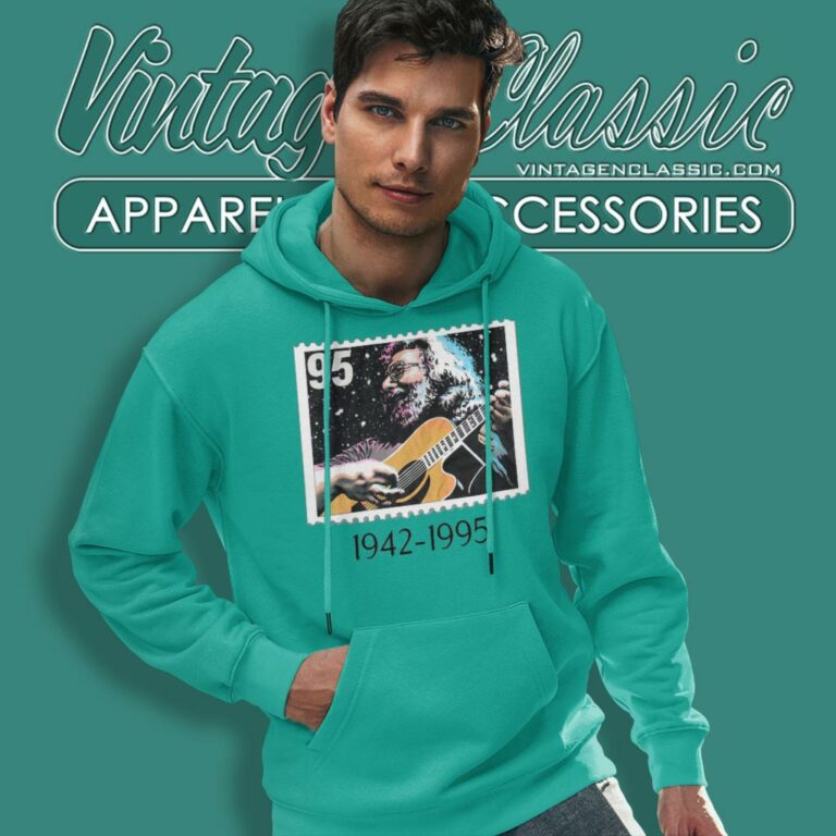 Jerry Garcia Stamp1995 Hoodie Jerry Garcia Stamp1995 Hoodie