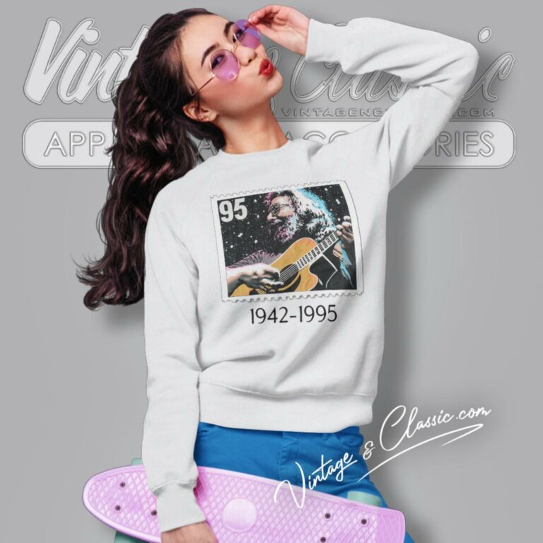 Jerry Garcia Stamp1995 Sweatshirt Jerry Garcia Stamp1995 Sweatshirt