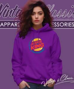 Jesus Is King Burger King Graphic Hoodie
