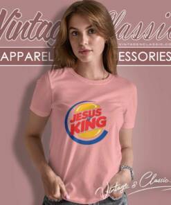 Jesus Is King Burger King Graphic Women TShirt