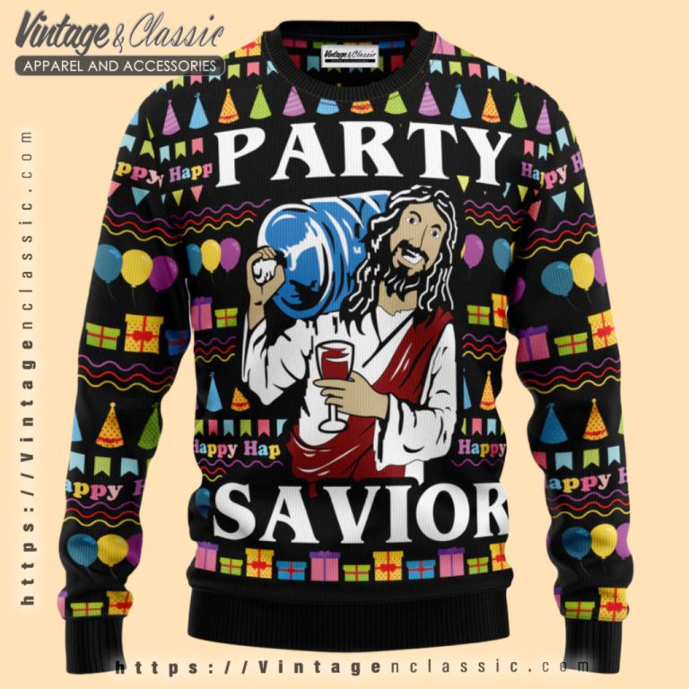 Jesus Party Ugly Christmas Sweater Ugly Christmas Sweater Jesus Party Ugly Christmas Sweater Ugly Christmas Sweater
