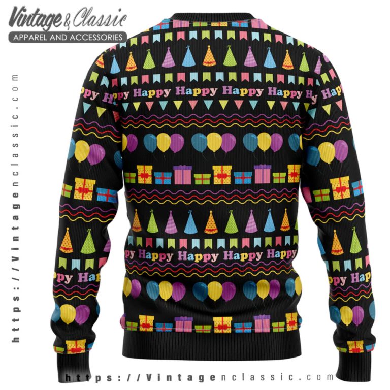Jesus Party Ugly Christmas Sweater back Ugly Sweater Jesus Party Ugly Christmas Sweater back Ugly Sweater