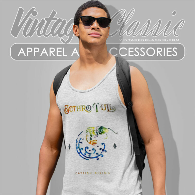 Jethro Tull Catfish Rising Tank Top Racerback Jethro Tull Catfish Rising Tank Top Racerback