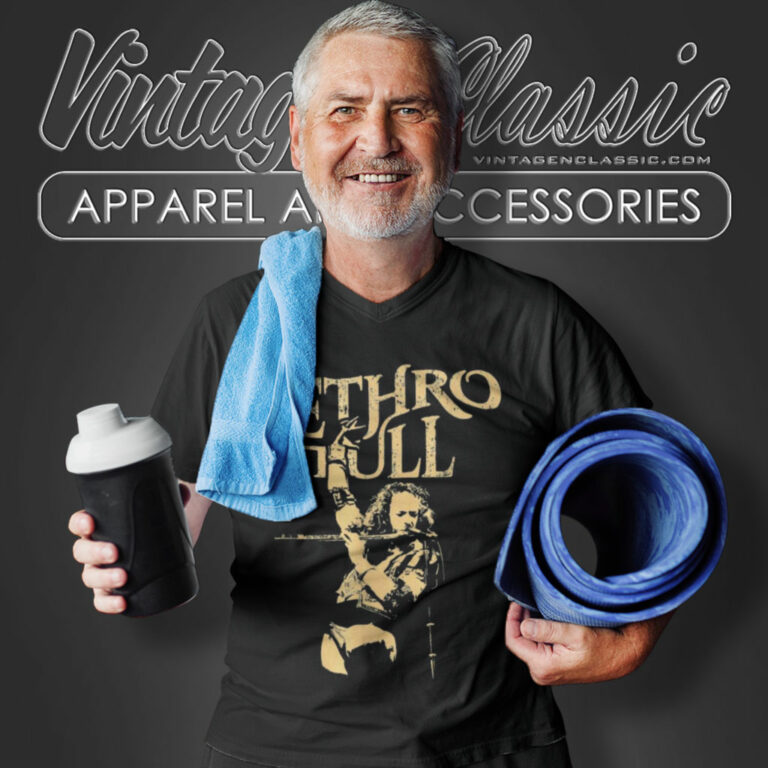 Jethro Tull Ian Anderson V Neck TShirt Jethro Tull Ian Anderson V Neck TShirt