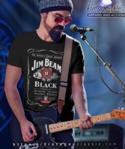 Jim Beam Bourbon Whiskey Black T Shirt