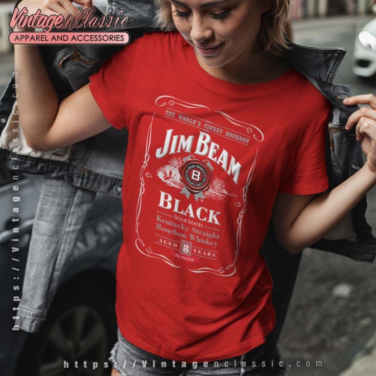 Jim Beam Bourbon Whiskey Women T Shirt Jim Beam Bourbon Whiskey Women T Shirt
