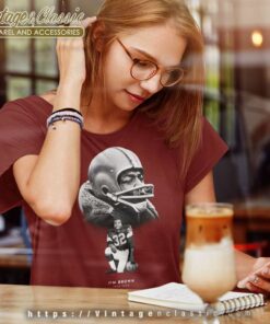 Jim Brown Cleveland Browns Nfl Shirt Women TShirt