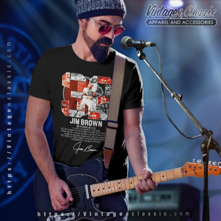 Jim Brown Running Back Cleveland Browns T Shirt Jim Brown Running Back Cleveland Browns T Shirt