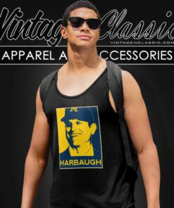Jim Harbaugh Michigan Football Coach Tank Top Racerback