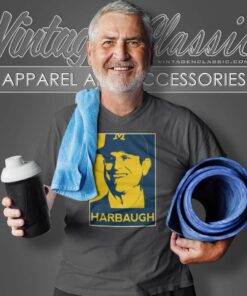Jim Harbaugh Michigan Football Coach V Neck TShirt