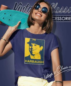 Jim Harbaugh Michigan Football Coach Women TShirt