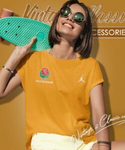 Jim Harbaugh Michigan Rose Bowl Jordan Women TShirt