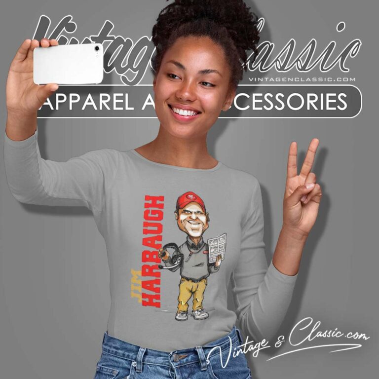 Jim Harbaugh X San Francisco 49ers Long Sleeve Tee Jim Harbaugh X San Francisco 49ers Long Sleeve Tee