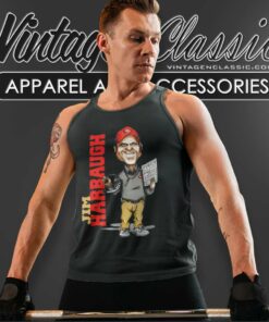Jim Harbaugh X San Francisco 49ers Tank Top Racerback