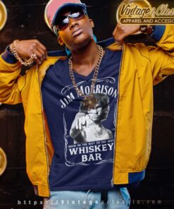 Jim Morrison Whiskey Bar V Neck TShirt