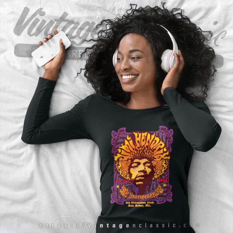 Jimi Hendrix 5th Dimension Long Sleeve Tee Jimi Hendrix 5th Dimension Long Sleeve Tee