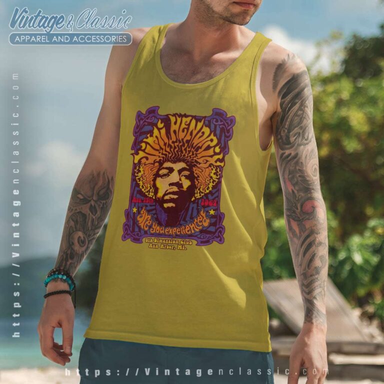 Jimi Hendrix 5th Dimension Tank Top Racerback Jimi Hendrix 5th Dimension Tank Top Racerback