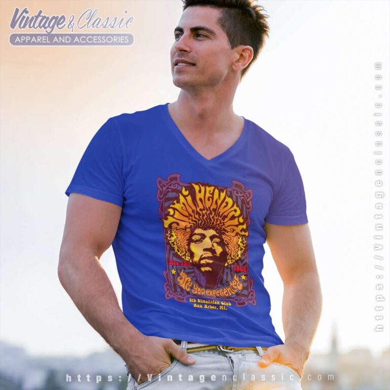 Jimi Hendrix 5th Dimension V Neck TShirt Jimi Hendrix 5th Dimension V Neck TShirt