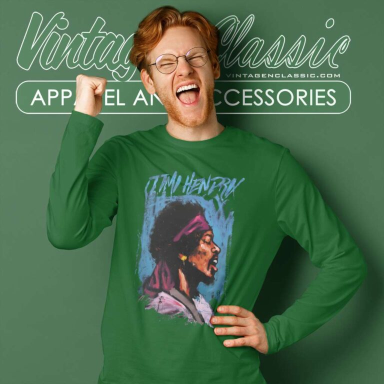 Jimi Hendrix Bandana Long Sleeve Tee Jimi Hendrix Bandana Long Sleeve Tee