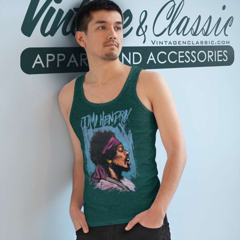 Jimi Hendrix Bandana Tank Top Racerback Jimi Hendrix Bandana Tank Top Racerback
