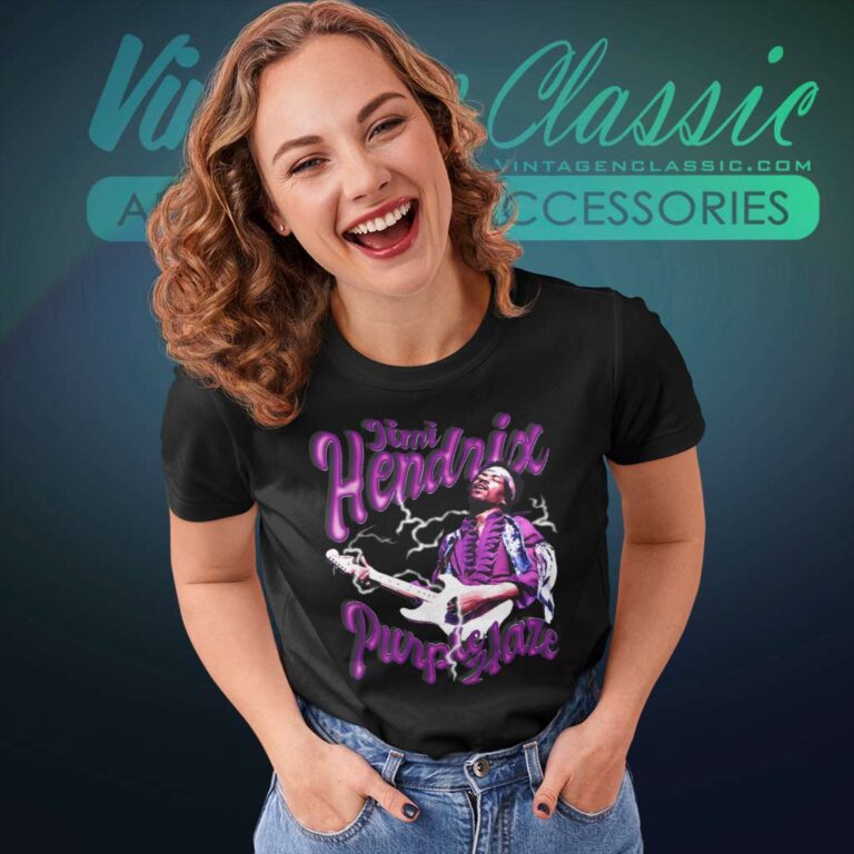 Jimi Hendrix Circle Guitar Women TShirt Jimi Hendrix Circle Guitar Women TShirt