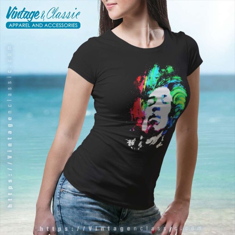 Jimi Hendrix Galaxy Stars Face Women TShirt Jimi Hendrix Galaxy Stars Face Women TShirt