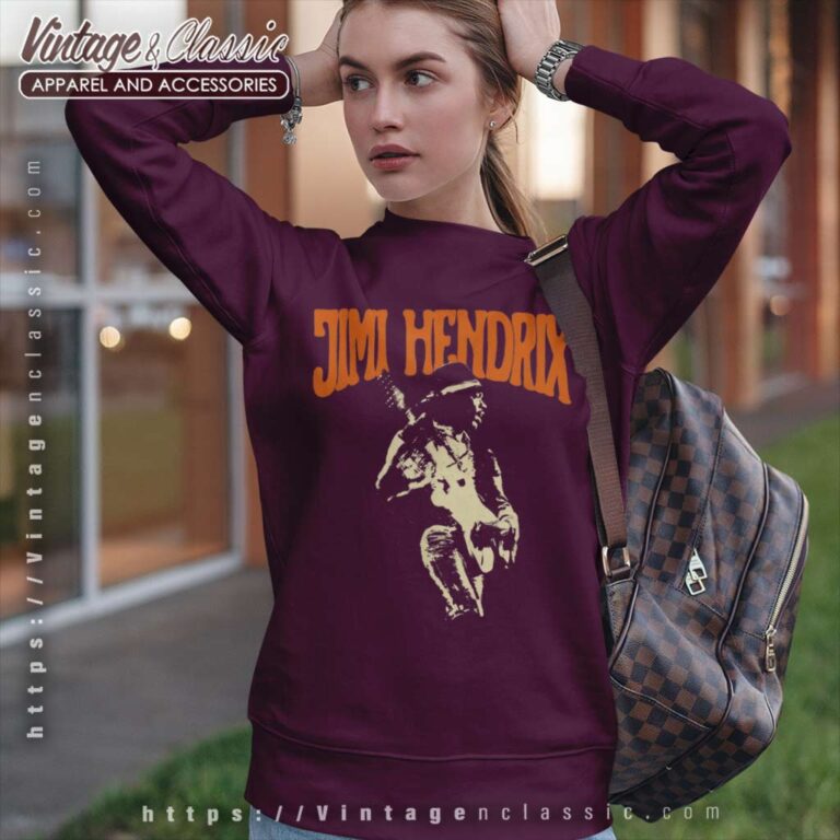 Jimi Hendrix Guitar Sweatshirt Jimi Hendrix Guitar Sweatshirt