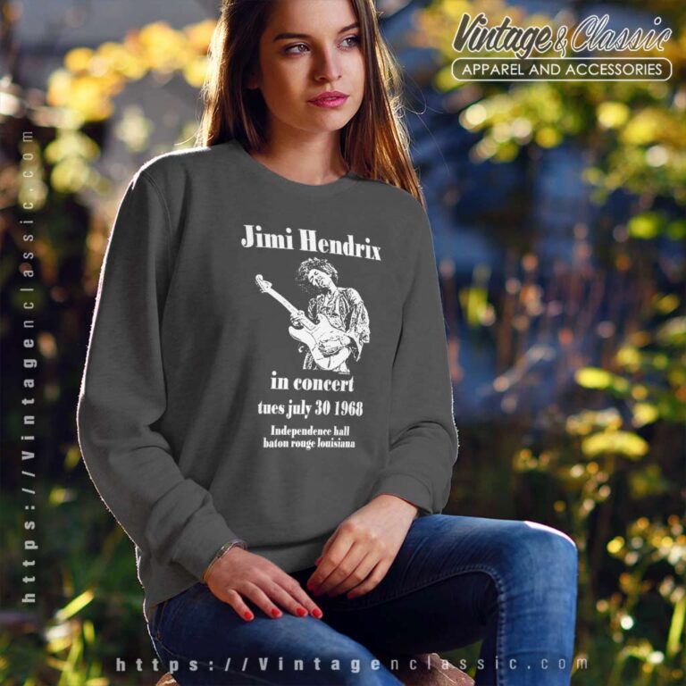 Jimi Hendrix In Concert Sweatshirt Jimi Hendrix In Concert Sweatshirt