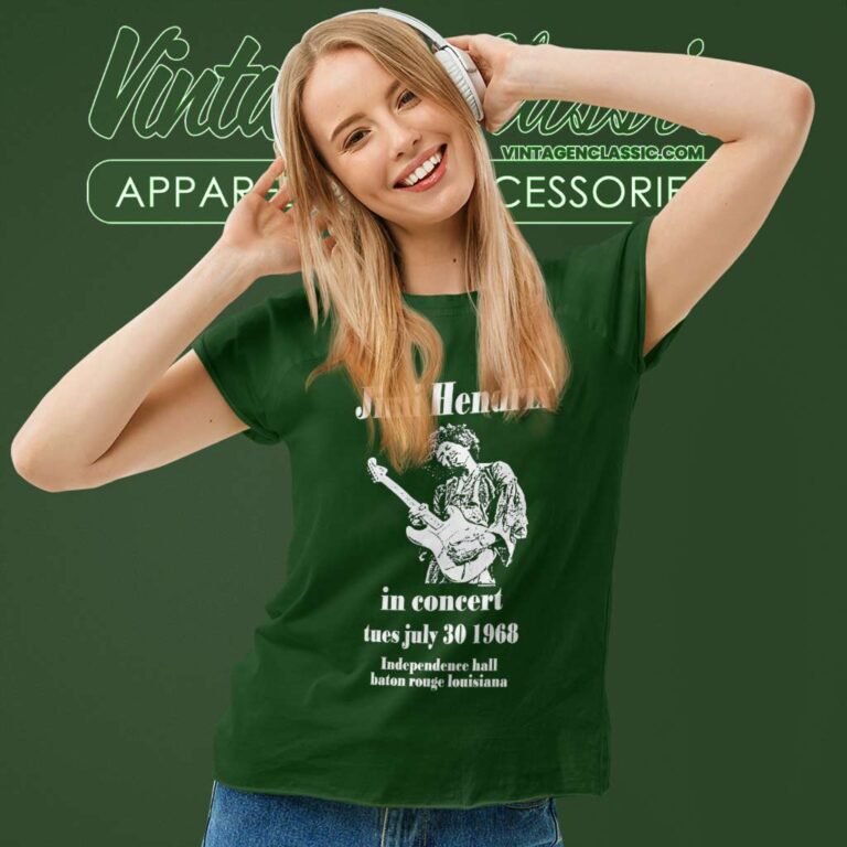 Jimi Hendrix In Concert Women TShirt Jimi Hendrix In Concert Women TShirt