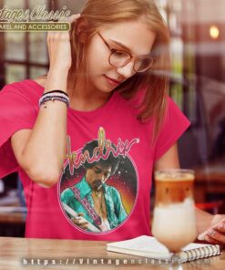 Jimi Hendrix Neon Women TShirt