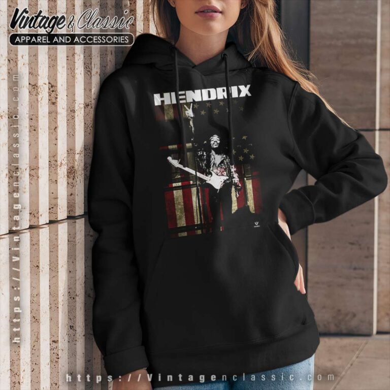 Jimi Hendrix Peace Flag Hoodie Jimi Hendrix Peace Flag Hoodie