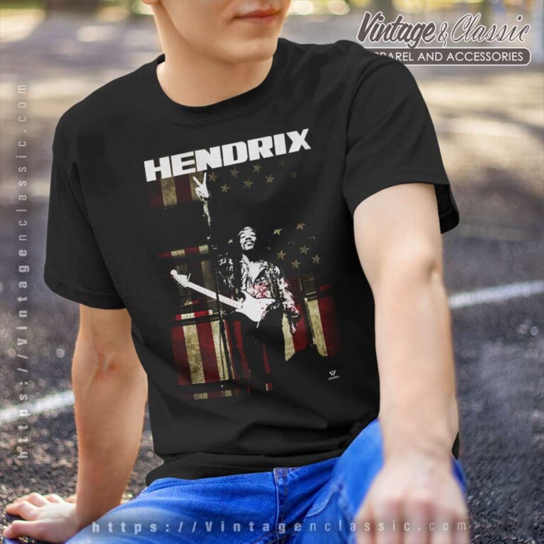Jimi Hendrix Peace Flag T Shirt Jimi Hendrix Peace Flag T Shirt