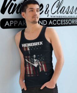 Jimi Hendrix Peace Flag Tank Top Racerback