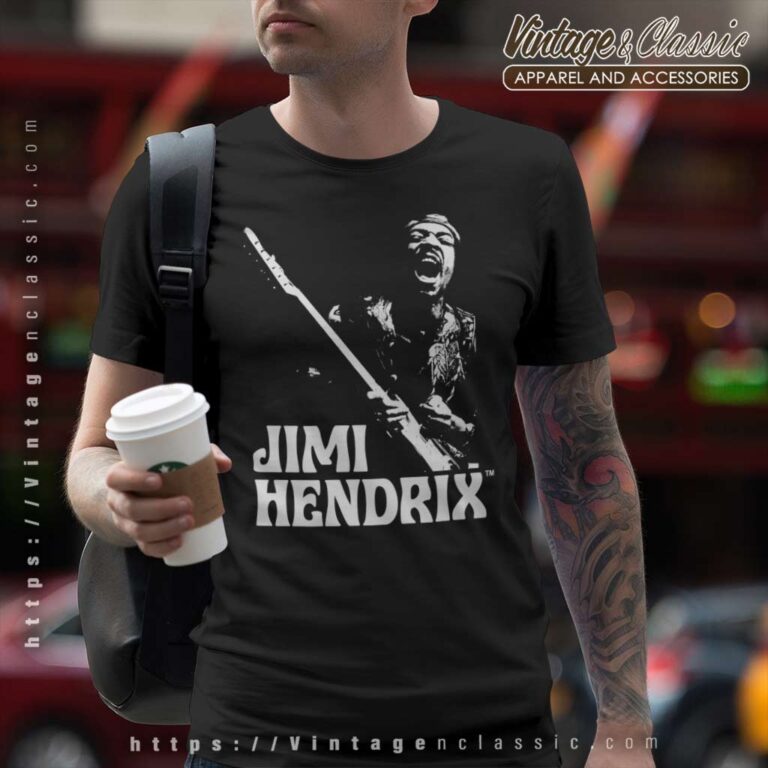 Jimi Hendrix Playing Guitar T Shirt Jimi Hendrix Playing Guitar T Shirt