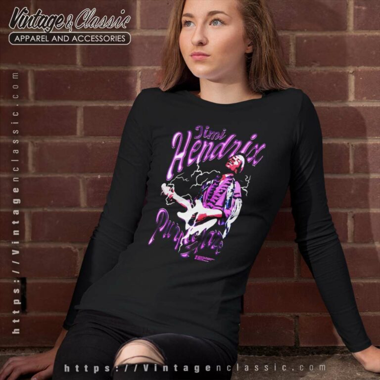 Jimi Hendrix Purple Haze Long Sleeve Tee Jimi Hendrix Purple Haze Long Sleeve Tee