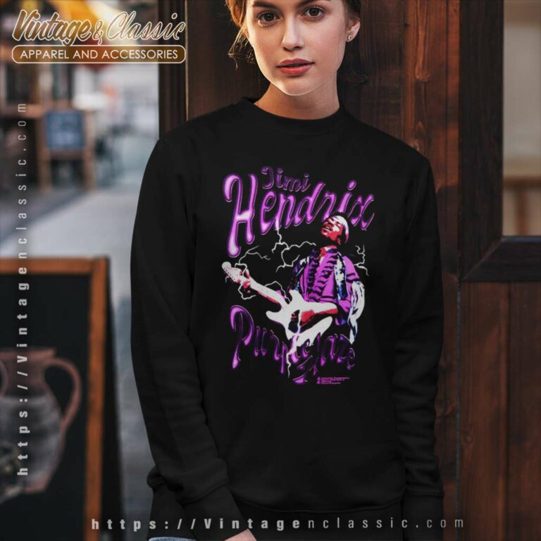 Jimi Hendrix Purple Haze Sweatshirt Jimi Hendrix Purple Haze Sweatshirt