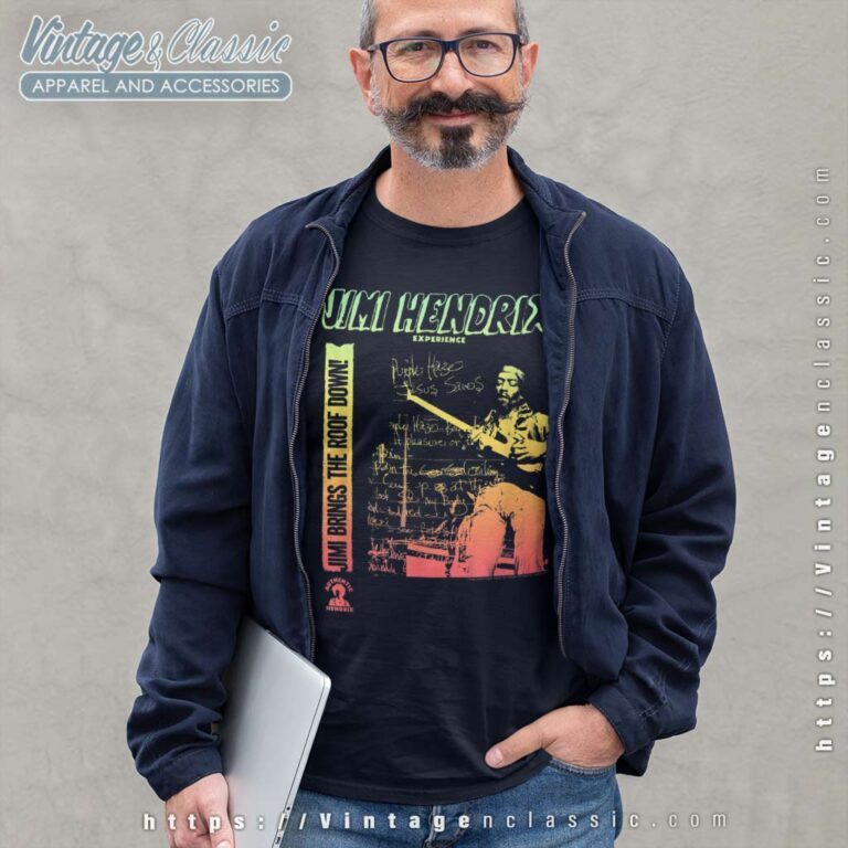 Jimi Hendrix Shirt Brings The Roof Down Long Sleeve Tee Jimi Hendrix Shirt Brings The Roof Down Long Sleeve Tee