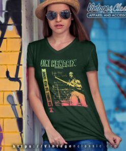 Jimi Hendrix Shirt Brings The Roof Down V Neck TShirt