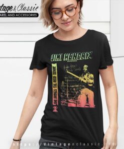 Jimi Hendrix Shirt Brings The Roof Down Women TShirt