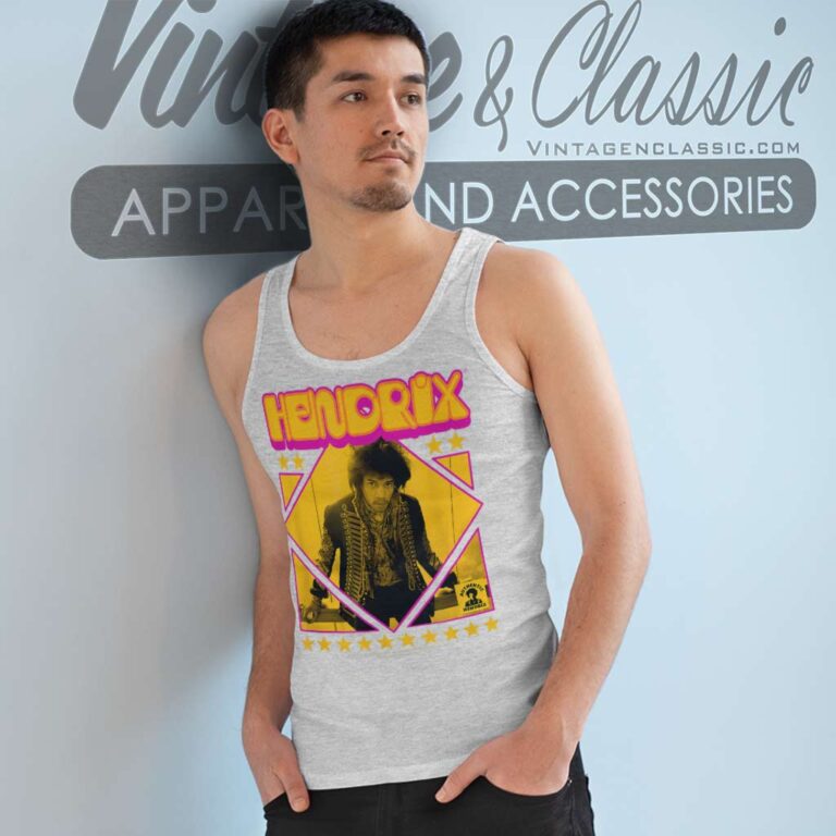 Jimi Hendrix Shirt Groovy Hendrix Logo Tank Top Racerback Jimi Hendrix Shirt Groovy Hendrix Logo Tank Top Racerback