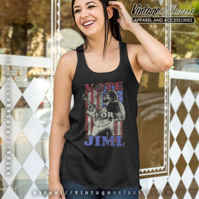 Jimi Hendrix Shirt Guitar Flag Vote Tank Top Racerback Jimi Hendrix Shirt Guitar Flag Vote Tank Top Racerback