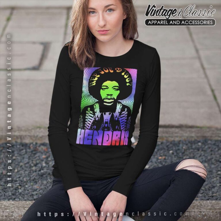 Jimi Hendrix Shirt Hey Joe 1967 Psychedelic Long Sleeve Tee Jimi Hendrix Shirt Hey Joe 1967 Psychedelic Long Sleeve Tee
