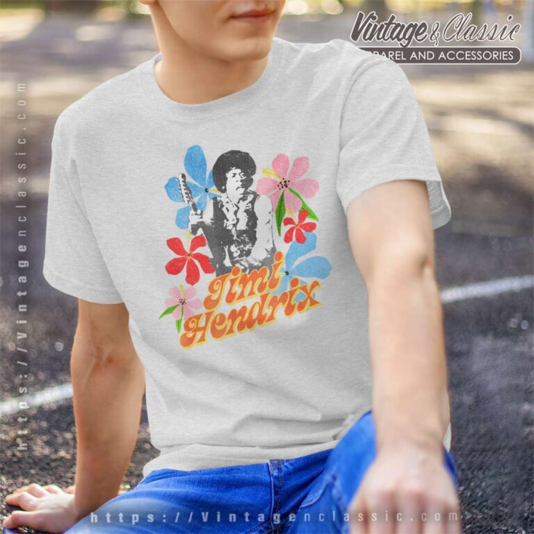 Jimi Hendrix Shirt Inspired Flower T Shirt Jimi Hendrix Shirt Inspired Flower T Shirt