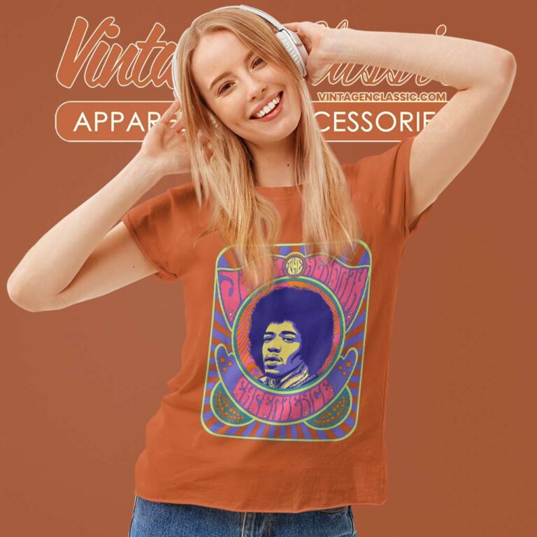 Jimi Hendrix Shirt Psychedelic Poster Women TShirt Jimi Hendrix Shirt Psychedelic Poster Women TShirt
