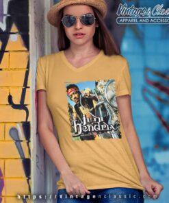 Jimi Hendrix Shirt South Saturn Delta Album V Neck TShirt